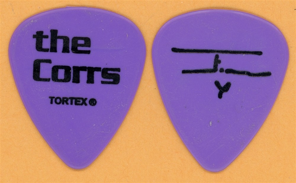 The Corrs Jim Corr 2002 Tour Dunlop Color Series Purple v2 Guitar Pick