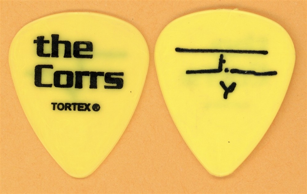 The Corrs Jim Corr 2002 Tour Dunlop Color Series Yellow Guitar Pick