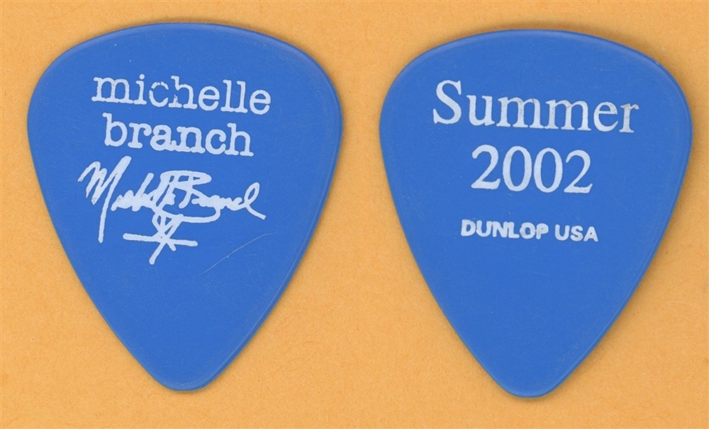 Michelle Branch 2002 Tour Dunlop Color Series BLUE Guitar Pick