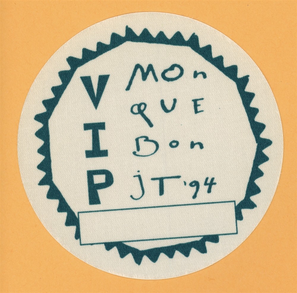 James Taylor 1994 Monque Bon Concert Tour VIP Backstage Pass