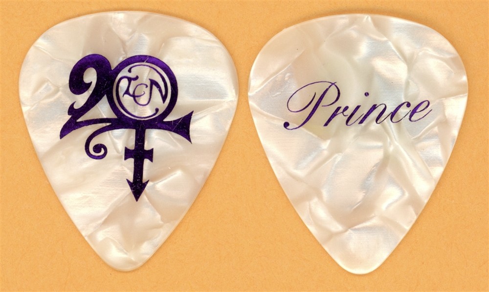 Prince Vintage Guitar Pick - 2010 Welcome 2 America Tour