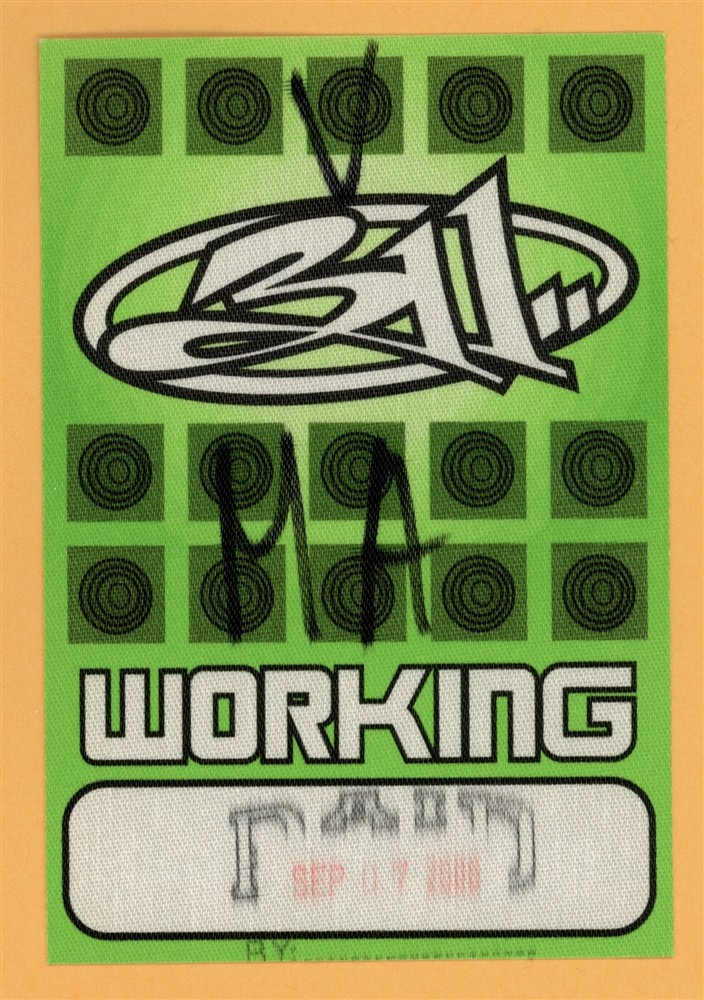 311 2006 Tour WORKING Backstage Pass
