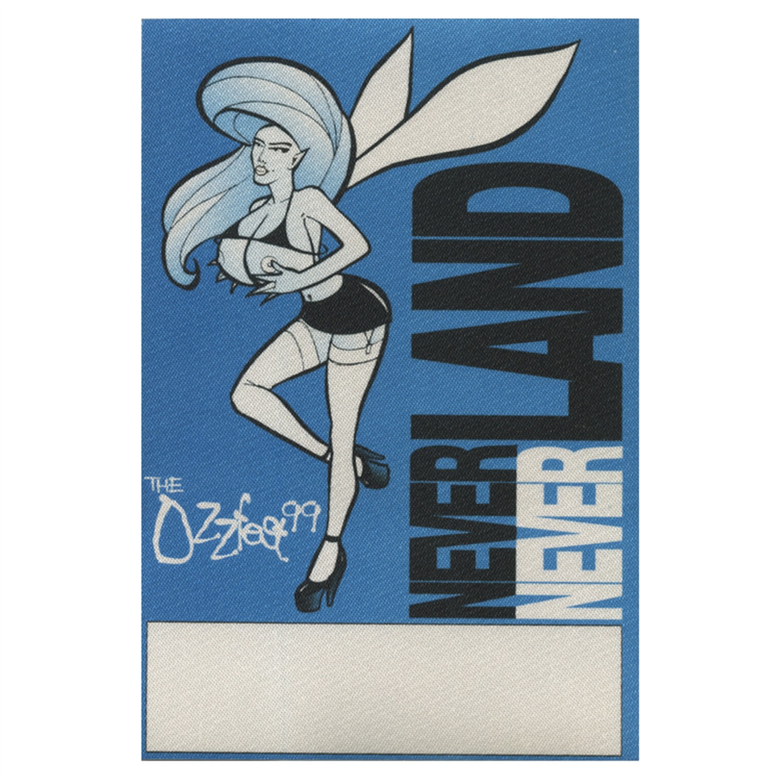 Ozzy Osbourne 1999 Black Sabbath Ozzfest Concert Tour Neverland Backstage Pass