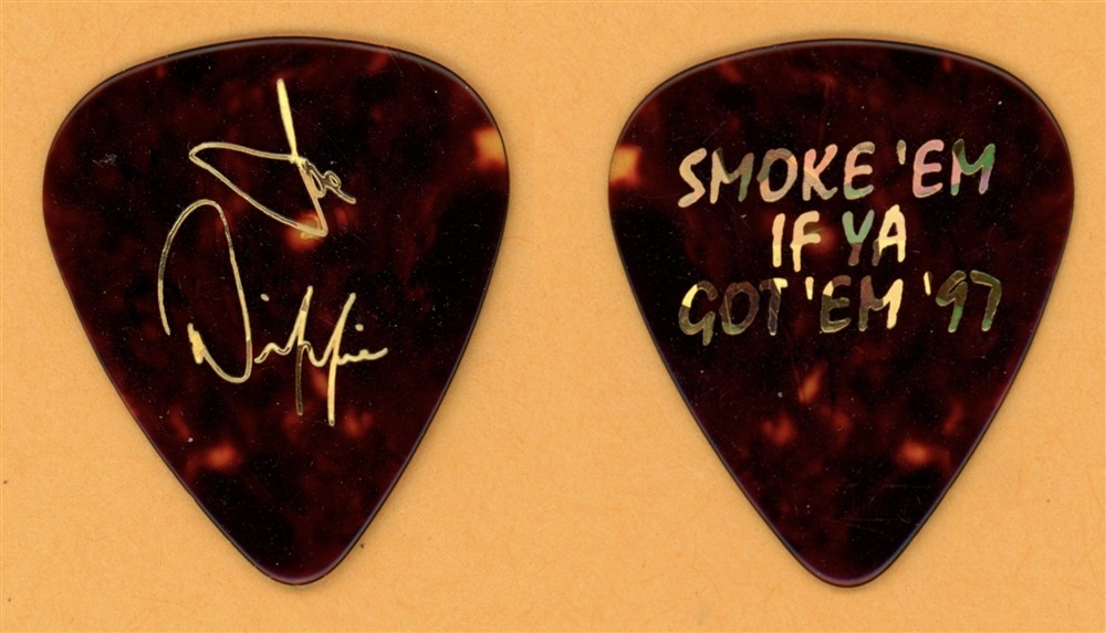 Joe Diffie Vintage Guitar Pick - 1997 Smoke'em If Ya Got'em Tour