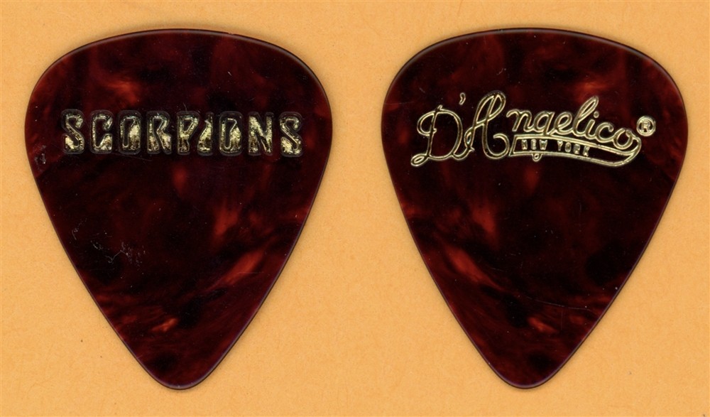 Scorpions Matthias Jabs Vintage Guitar Pick - 1982 Blackout Tour - USED