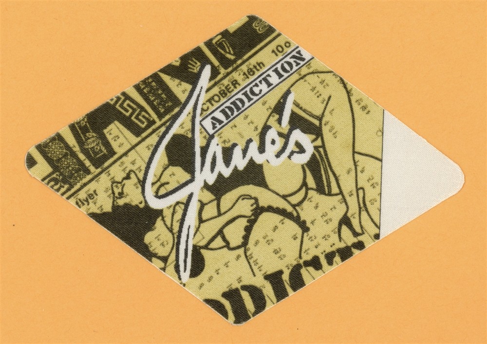 Jane's Addiction 1990 Ritual de lo Habitual Concert Tour Backstage Pass