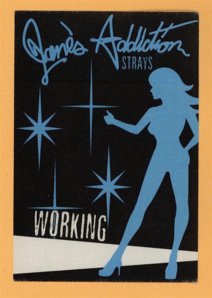 Jane's Addiction 2003 Strays Concert Tour WORKING Backstage Pass