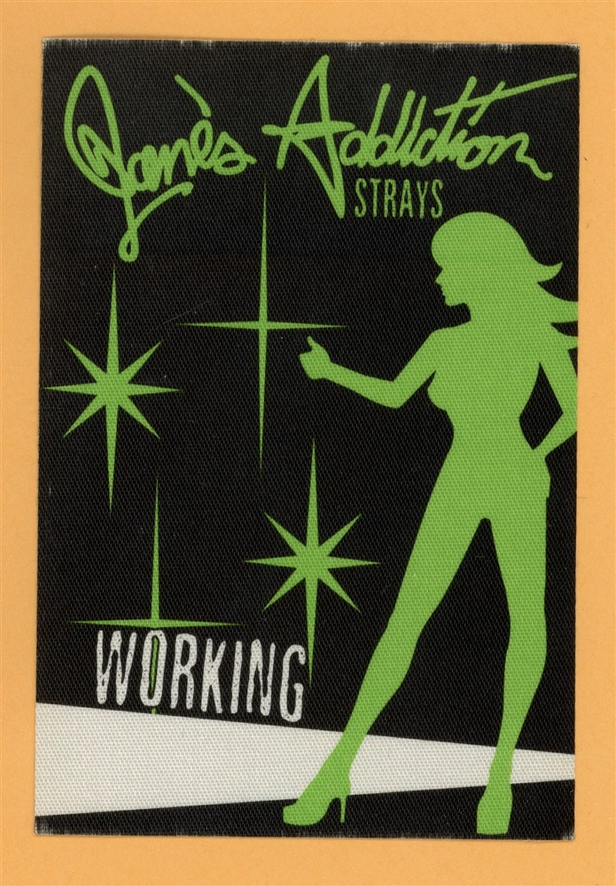 Jane's Addiction 2003 Strays Concert Tour WORKING Backstage Pass