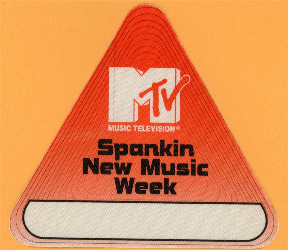 MTV Satin Music Tour Vintage Backstage Pass - VMA