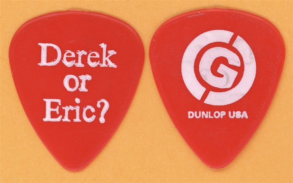 Guttermouth Eric Davis 2002 Derek or Eric? Tour Red Guitar Pick