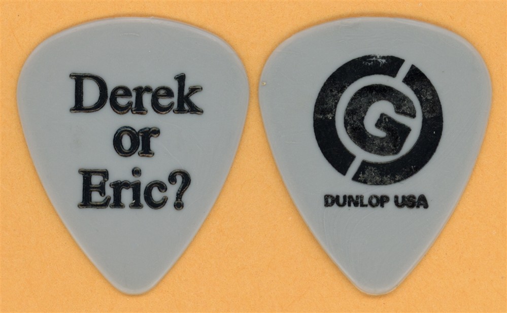 Guttermouth Eric Davis 2002 Derek or Eric? Tour Grey Guitar Pick