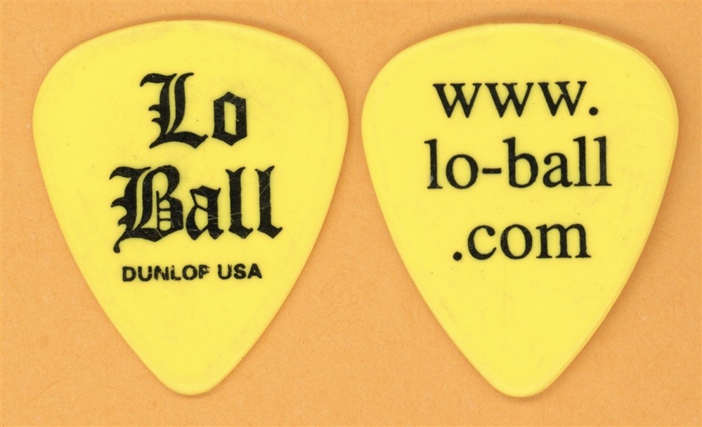 Lo Ball Ginger Reyes 2002 Tour Dunlop Yellow Guitar Pick Smashing Pumpkins