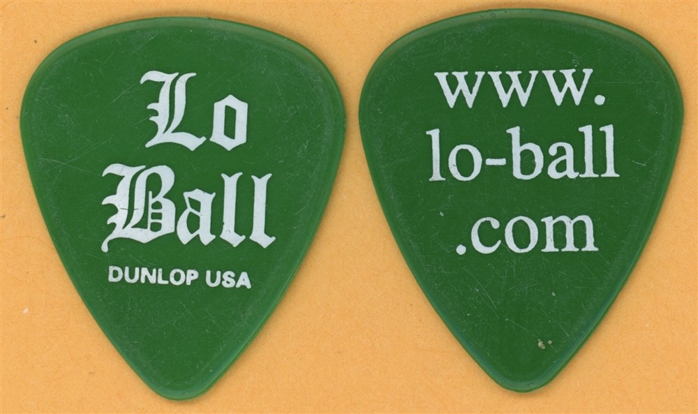 Lo Ball Ginger Reyes 2002 Tour Dunlop Green Guitar Pick Smashing Pumpkins