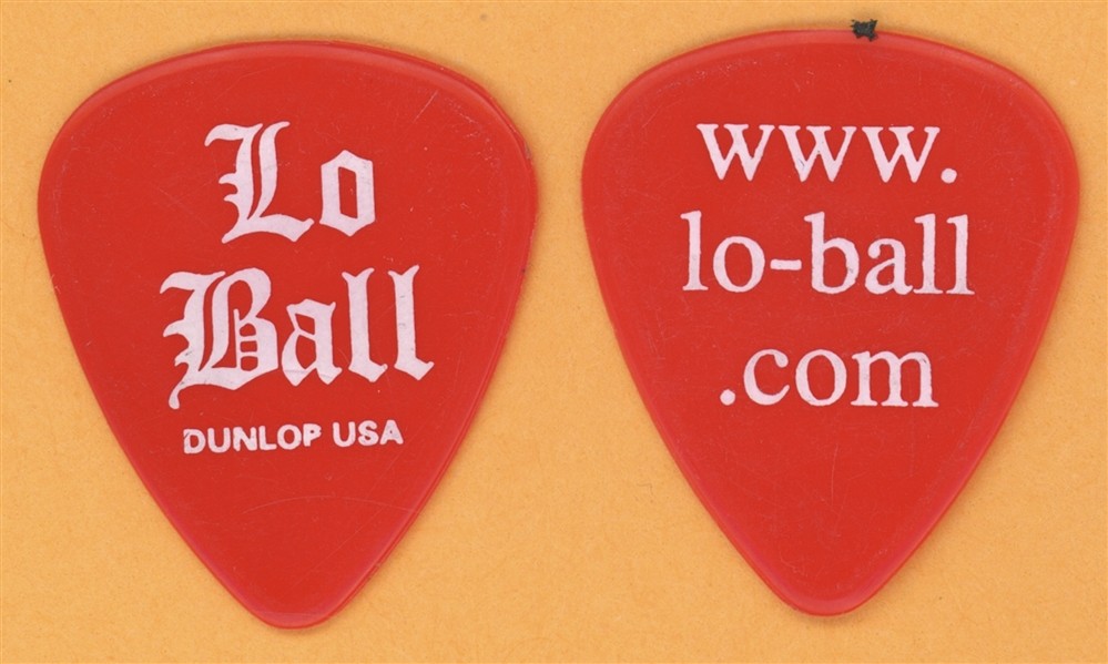 Lo Ball Ginger Reyes 2002 Tour Dunlop Red Guitar Pick Smashing Pumpkins