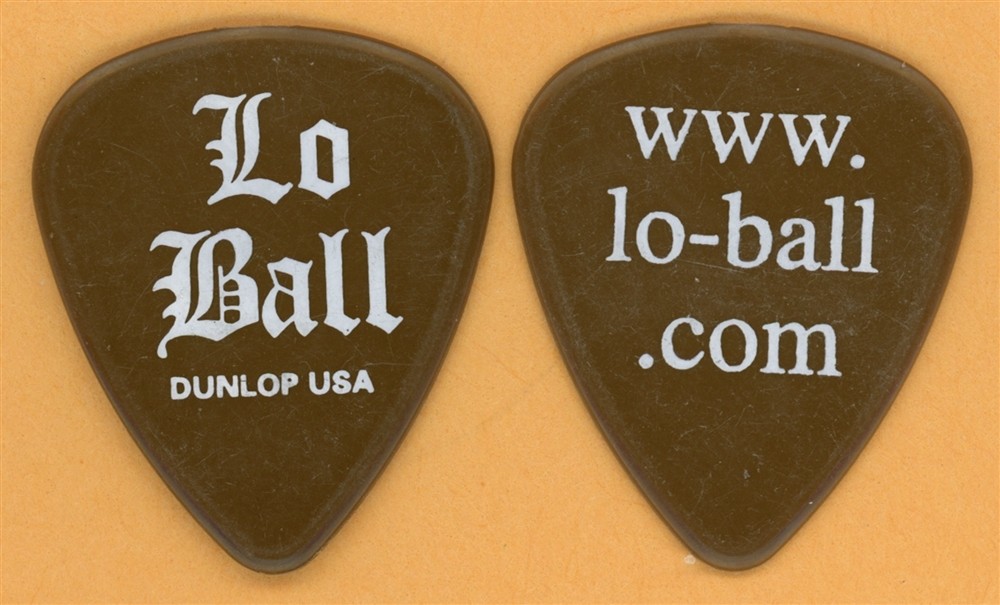 Lo Ball Ginger Reyes 2002 Tour Dunlop Brown Guitar Pick Smashing Pumpkins