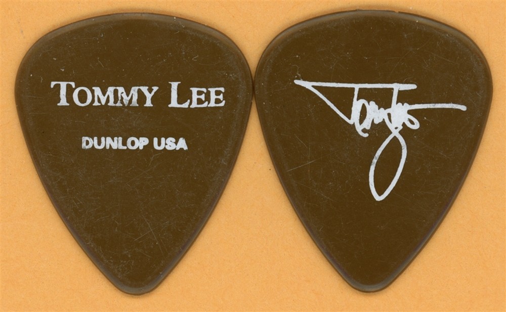 Motley Crue Tommy Lee 2002 Tour Dunlop Color Series Brown Guitar Pick