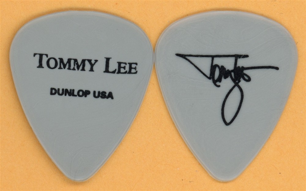 Motley Crue Tommy Lee 2002 Tour Dunlop Color Series Grey Guitar Pick