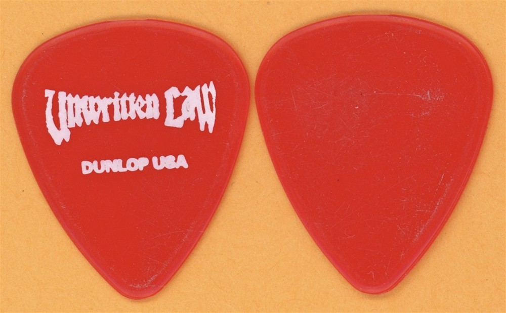 Unwritten Law Steve Morris 2002 Dunlop Color Series Red Guitar Pick