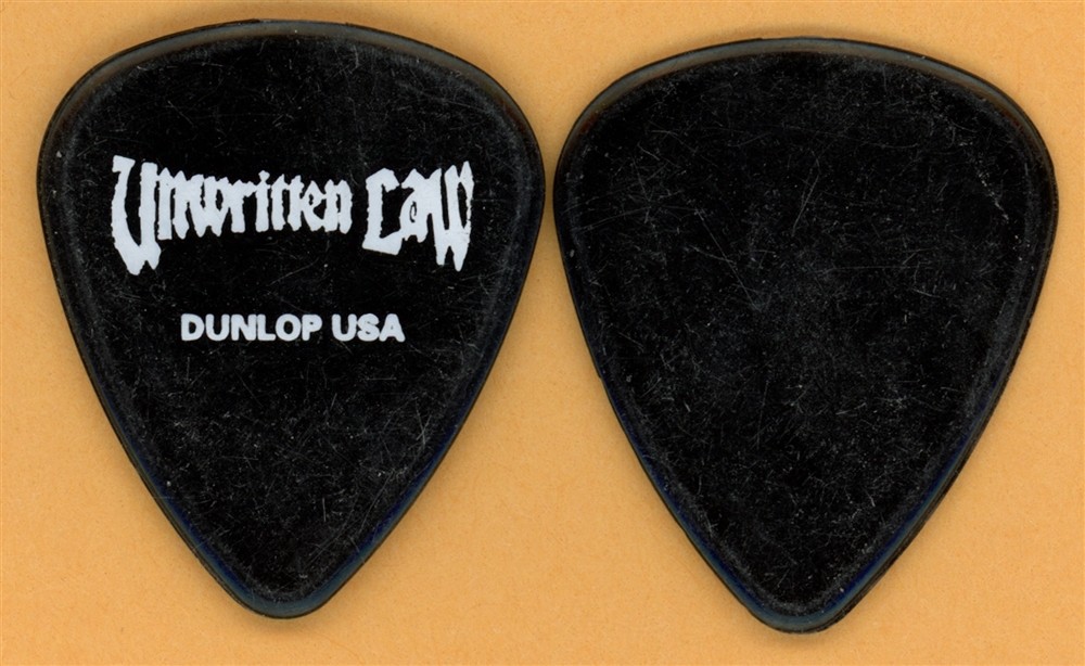 Unwritten Law Steve Morris 2002 Dunlop Color Series Black Guitar Pick