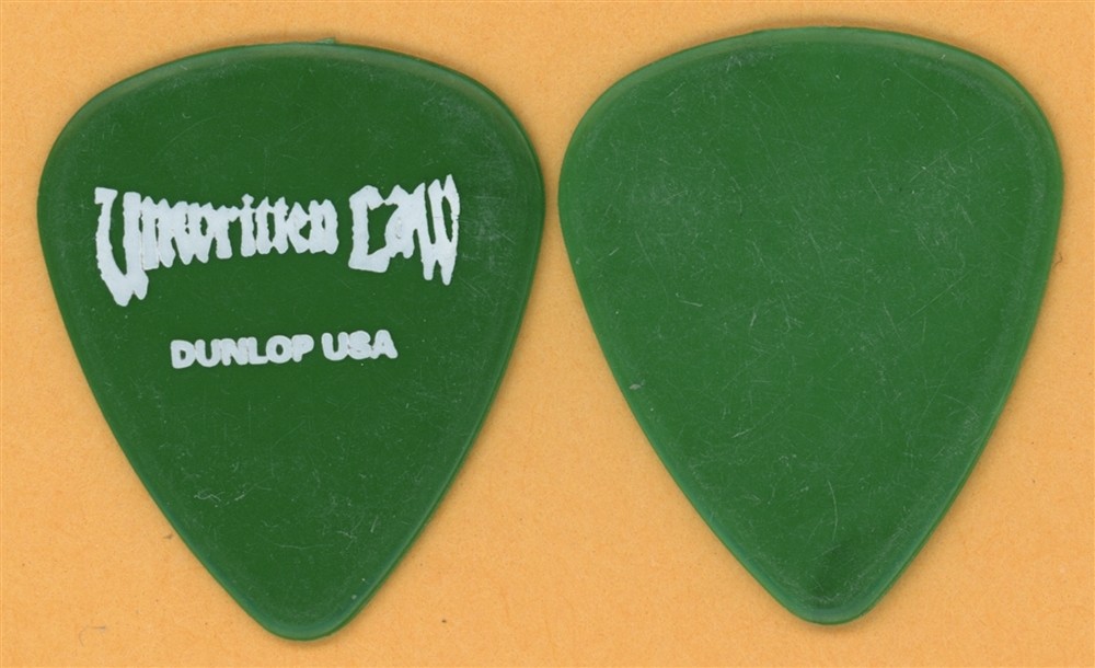Unwritten Law Steve Morris 2002 Dunlop Color Series Green Guitar Pick