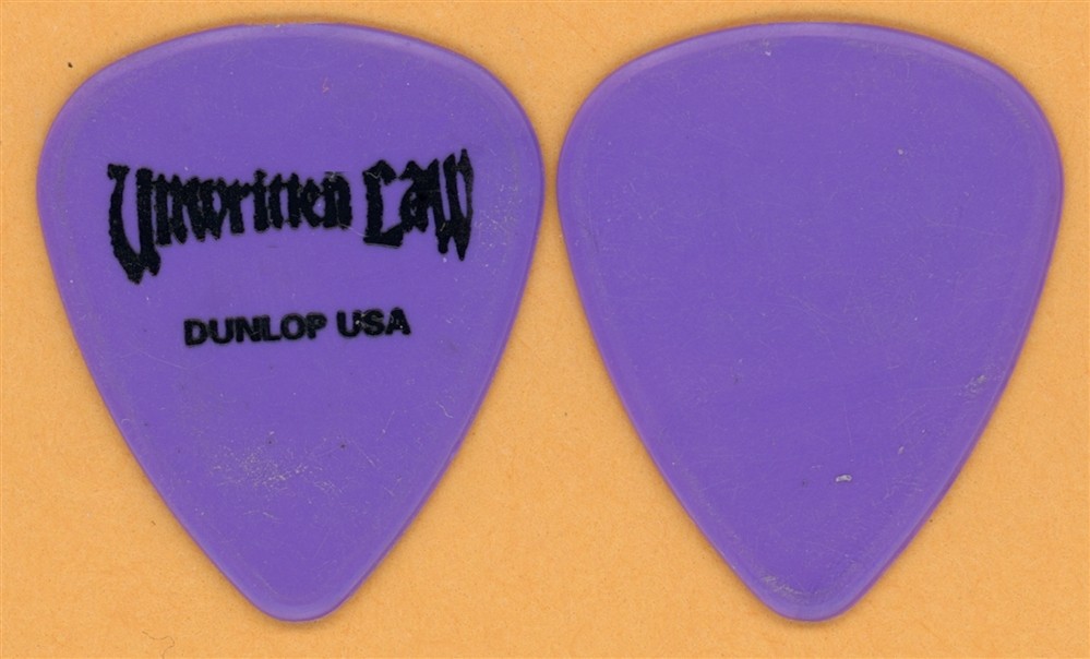 Unwritten Law Steve Morris 2002 Dunlop Color Series Purple v2 Guitar Pick