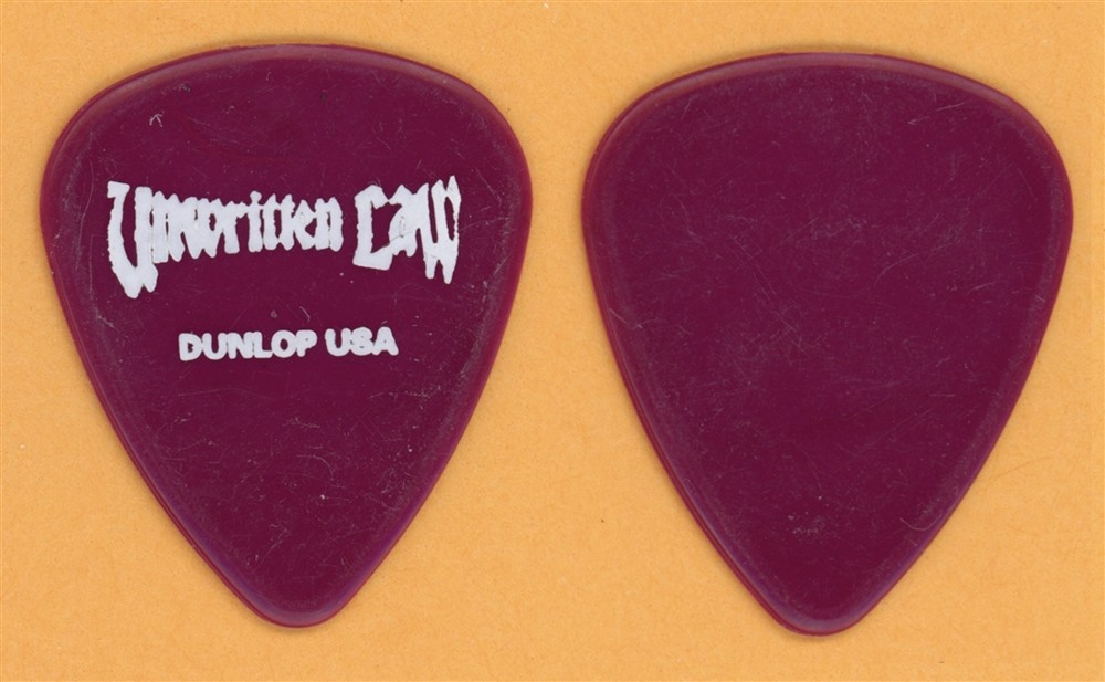 Unwritten Law Steve Morris 2002 Dunlop Color Series Cranberry Guitar Pick