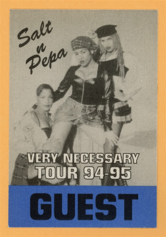 Salt N Pepa 1994 Very Necessary Concert Tour GUEST Backstage Pass