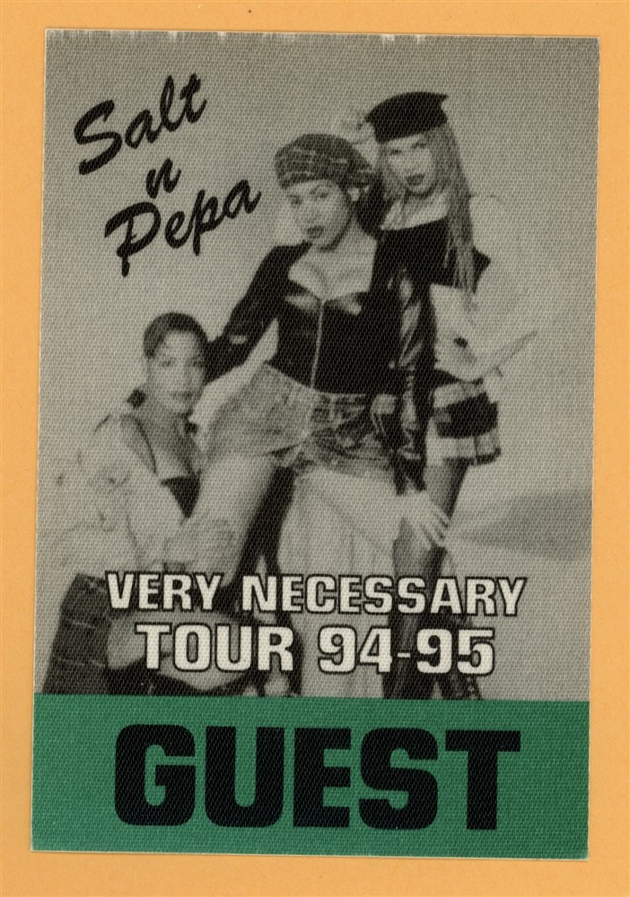 Salt N Pepa 1994 Very Necessary Concert Tour GUEST Backstage Pass