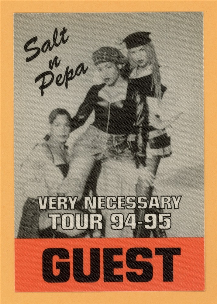 Salt N Pepa 1994 Very Necessary Concert Tour GUEST Backstage Pass
