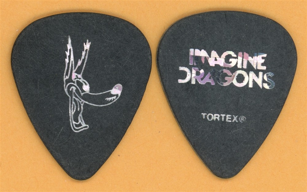 Imagine Dragons Wayne Sermon Vintage Guitar Pick - 2013 Night Visions Tour
