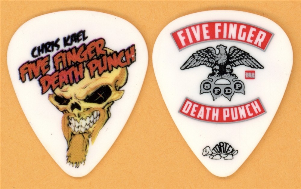 Five Finger Death Punch Chris Kael Guitar Pick - 2012 American Capitalist Tour