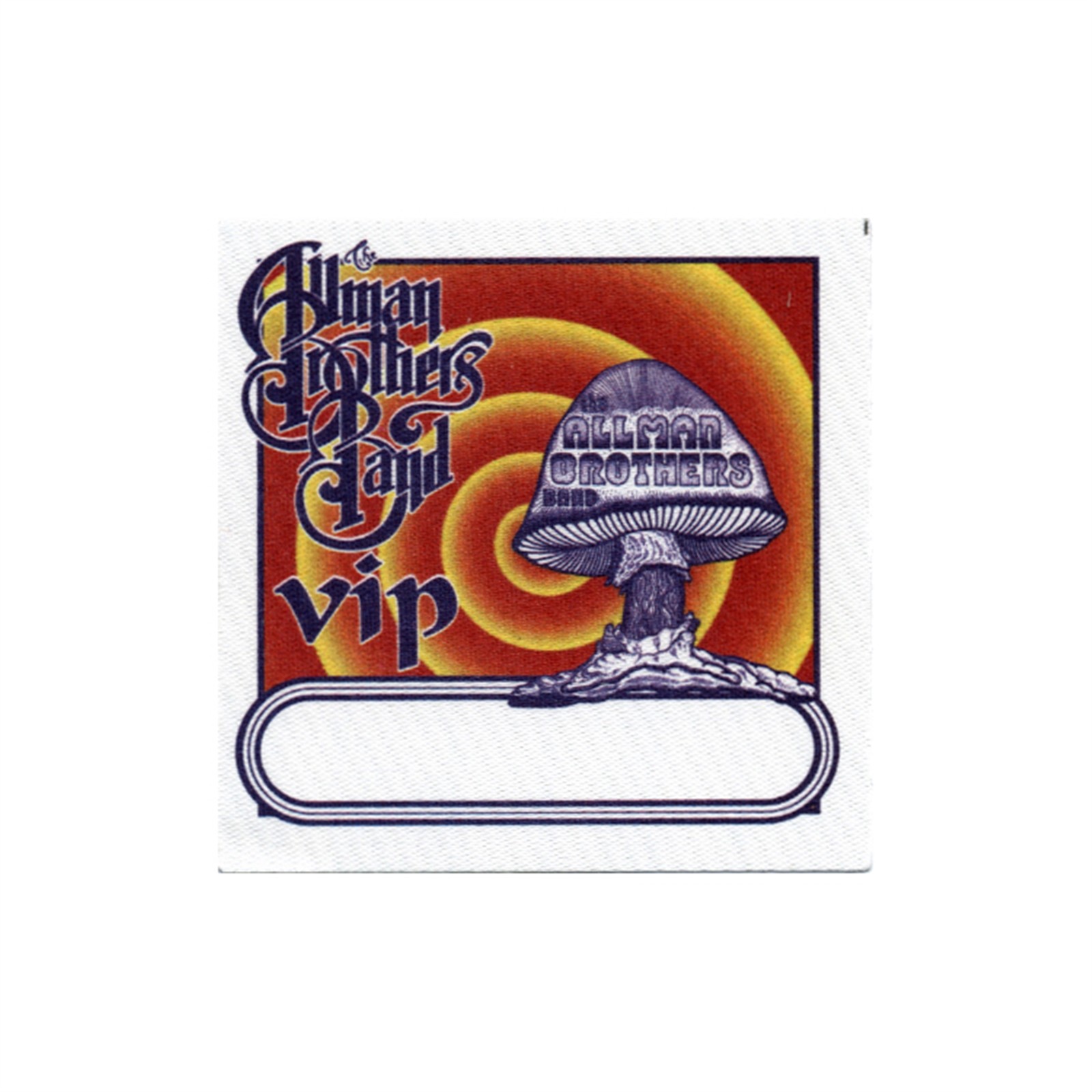 Allman Brothers 1996 Concert Tour VIP Backstage Pass