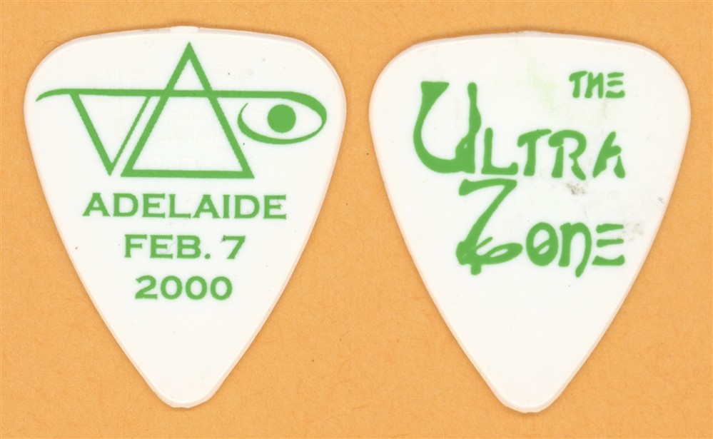 Steve Vai The Ultra Zone Vintage Guitar Pick - 2000 Adelaide Tour
