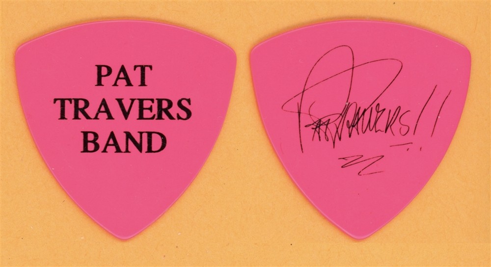 Pat Travers Band Vintage Tour Guitar Pick