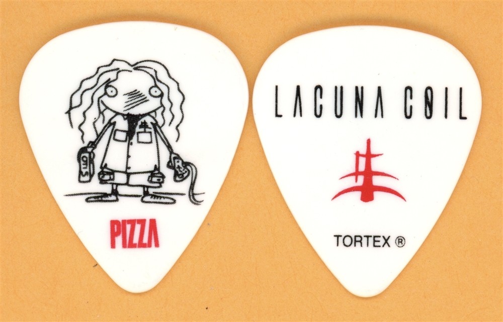 Lacuna Coil Cristiano Migliore Vintage Guitar Pick - 2007 Karmacode Tour