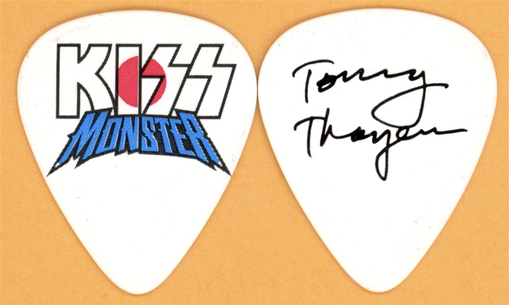 KISS Tommy Thayer Vintage Guitar Pick - 2013 Japan Monster Tour