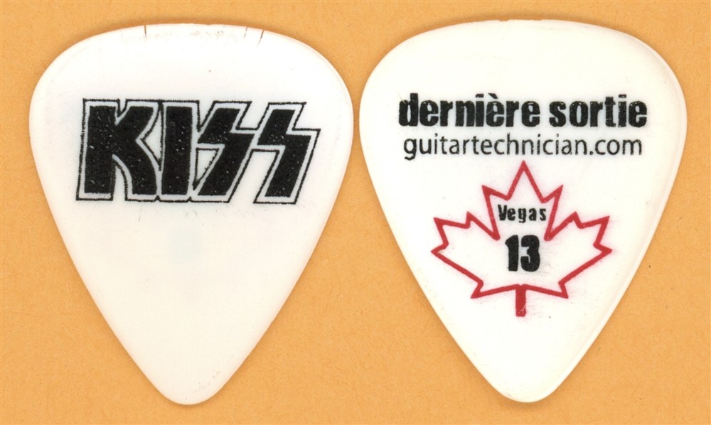 KISS Last Night Out Vegas Vintage Guitar Pick - 2004 Rock the Nation Tour
