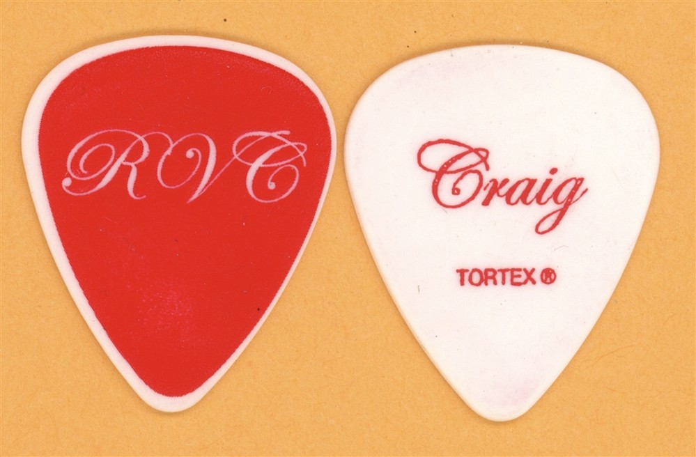Heart Craig Bartock Vintage Guitar Pick - 2010 Red Velvet Car Tour