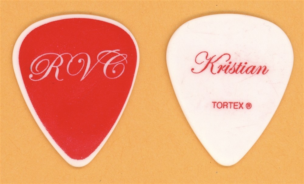 Heart Kristian Attard Vintage Guitar Pick - 2010 Red Velvet Car Tour