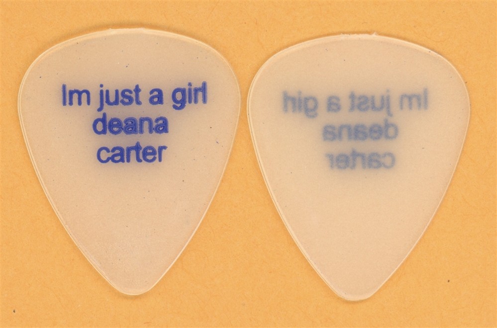Deana Carter Vintage Guitar Pick - 2003 I'm Just a Girl Tour