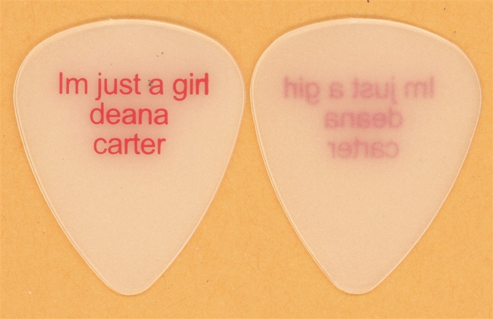 Deana Carter Vintage Guitar Pick - 2003 I'm Just a Girl Tour