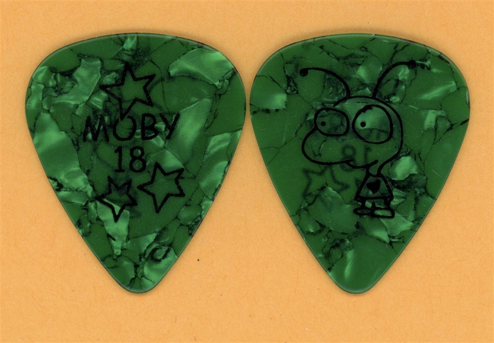 Moby Vintage Guitar Pick - 2002 18 Tour