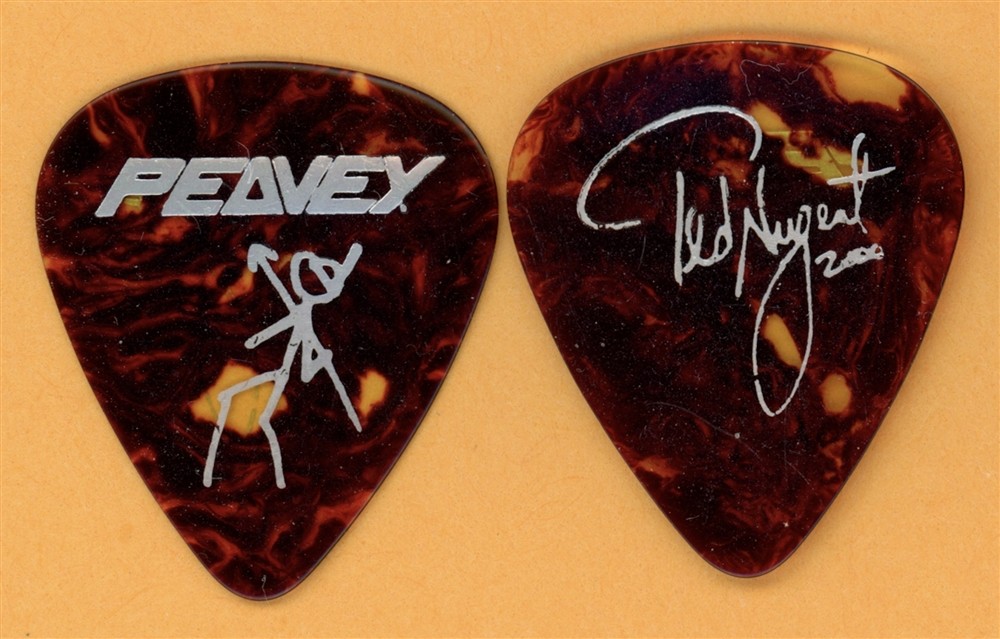 Ted Nugent Vintage Guitar Pick - 2000 Cave Man Tour