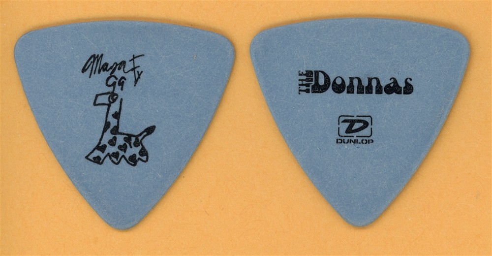 The Donnas Maya Ford Vintage Guitar Pick - 2005 Gold Medal Tour