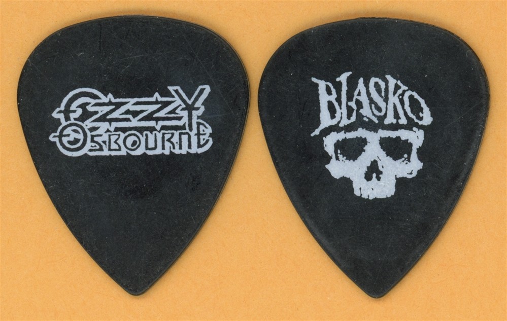 Ozzy Osbourne Blasko Vintage Guitar Pick - 2010 Tour