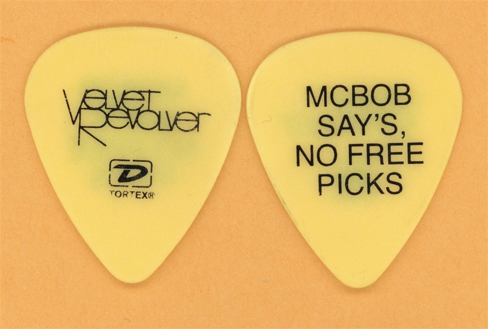 Velvet Revolver McBob Say's Vintage Guitar Pick - 2004 Contraband Tour