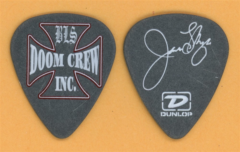 Black Label Society James LoMenzo Vintage Guitar Pick - 2004 Hangover Music Tour