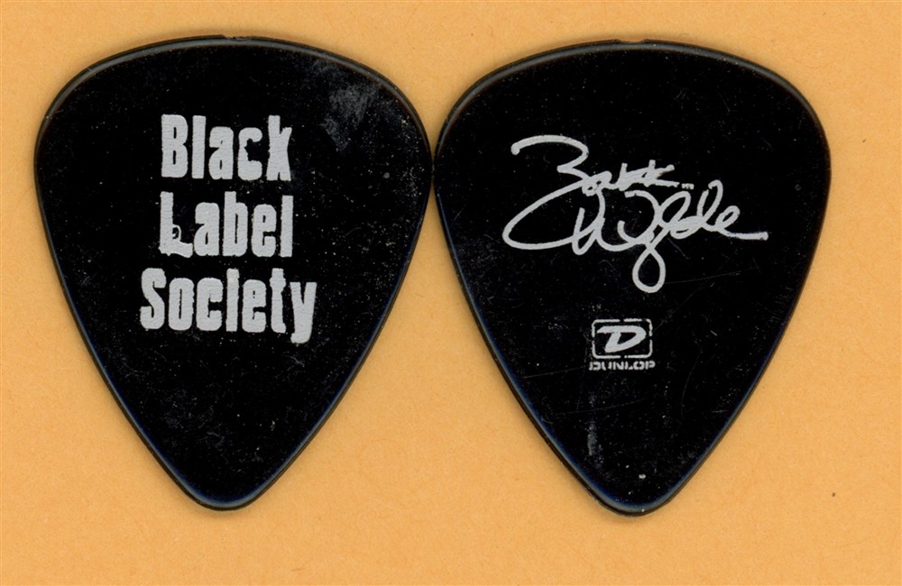 Black Label Society Zakk Wylde Vintage Guitar Pick - 2005 Mafia Tour