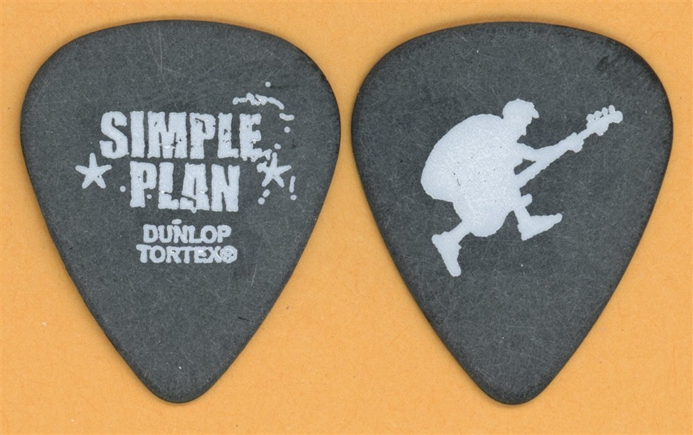 Simple Plan David Desrosiers Vintage Guitar Pick - 2006 Not Getting Any Tour