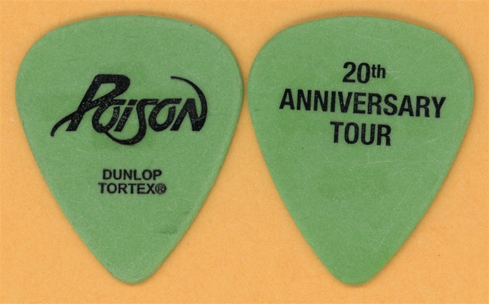 Poison Bobby Dall Poison Vintage Guitar Pick - 2006 20th Anniversary Tour